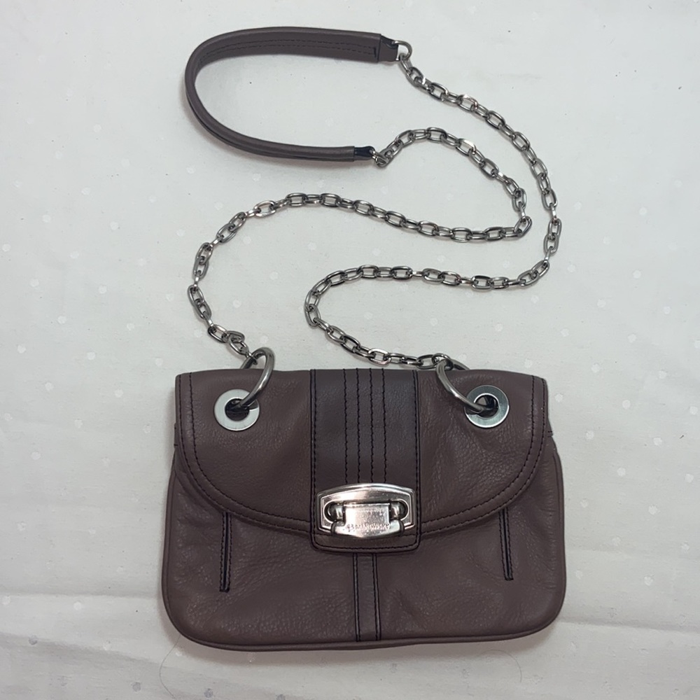Authentic B Makowsky Leather Crossbody Purse